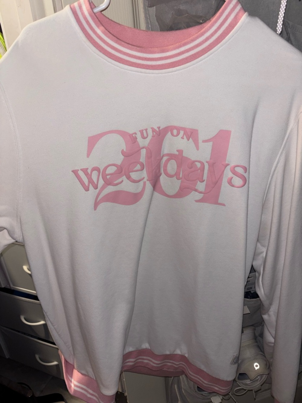 Fun on Weekdays Graphic Sweatshirt